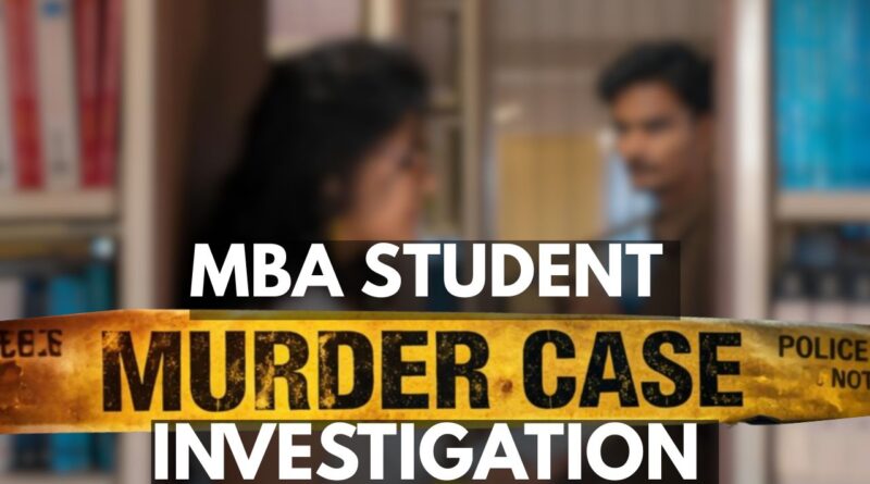 Indore MBA student murder case investigation police scene illustration
